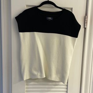 Anthropologie Black and White Sweater